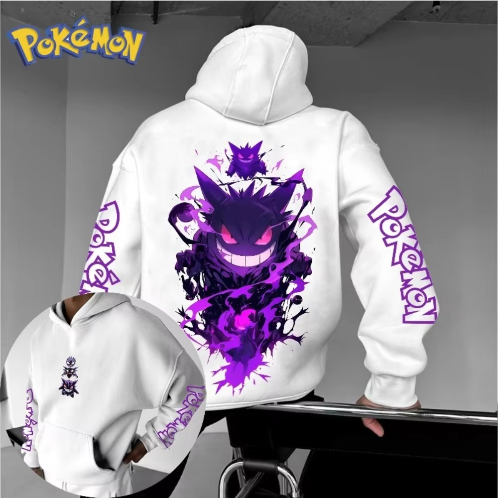 Winter Clothing Japan - Men's New Pokémon Anime Gengar Printed