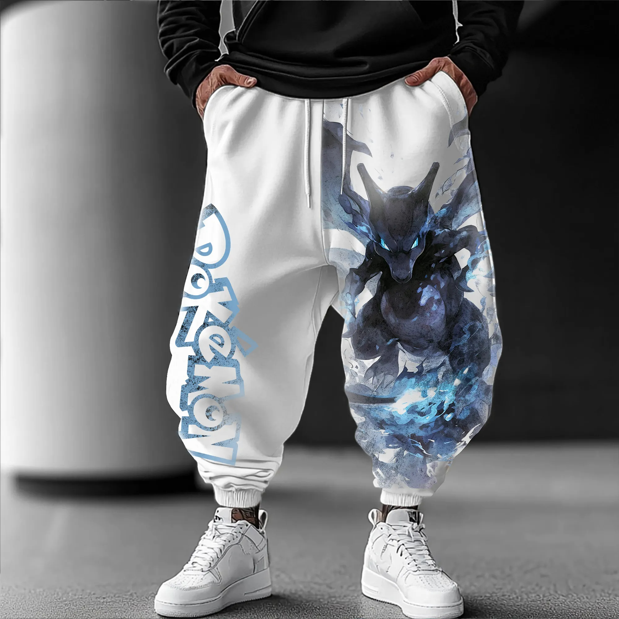 Winter Clothing Japan - Pokémon Anime Charizard X Printed Sweetpants