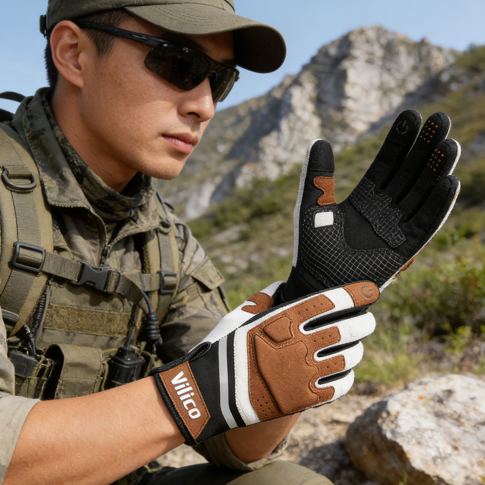 Knit Glove Touch Screen - Hunting Gloves Tactical Gear Motorcycle Gloves
