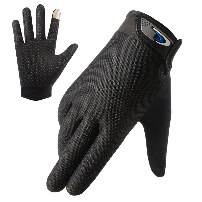 Knit Glove Touch Screen - Summer Men Fishing Gloves Cycling Fitness