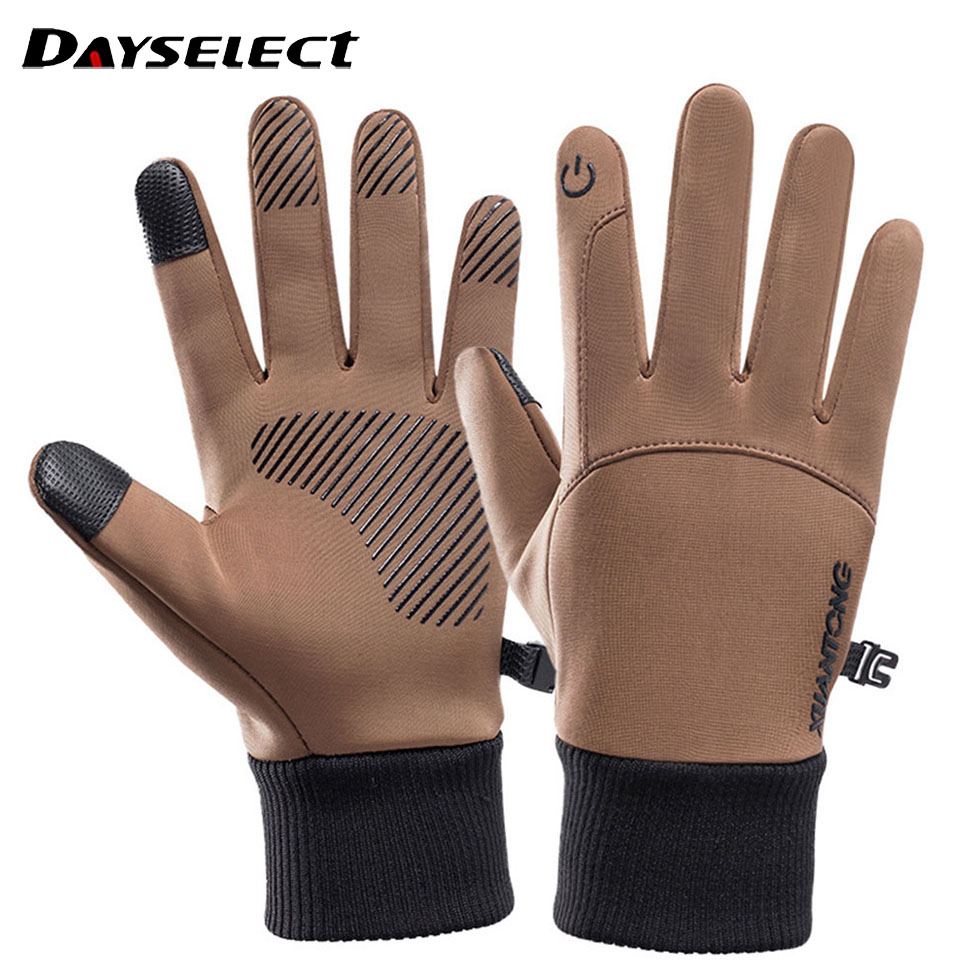 Knit Glove Touch Screen - 1Pair Outdoor Gloves Autumn Winter padded