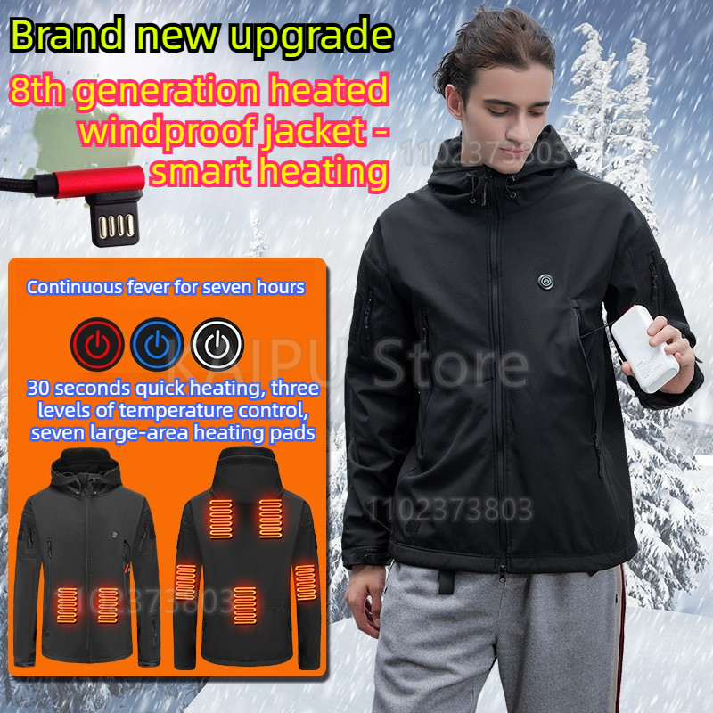Winter Clothing Manufacturers - Winter thickened heating clothing jacket outdoor