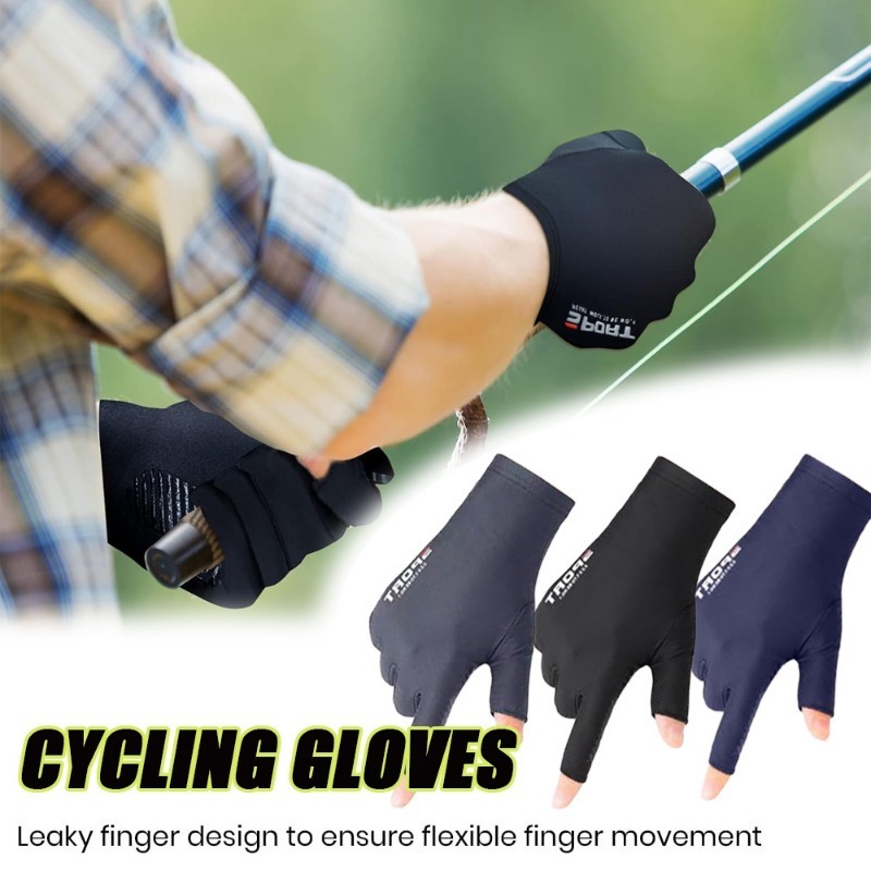 Knit Glove Touch Screen - 2 Pieces of Thin Breathable Fishing