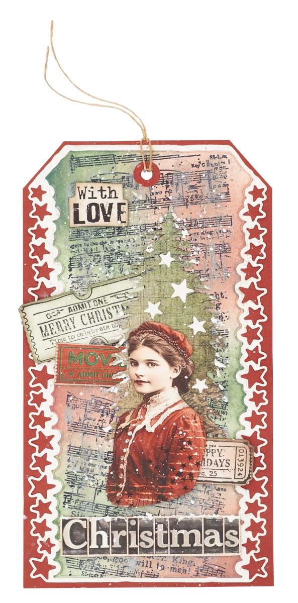 Star label Winter Santa Toy Ch - Winter Clothing Label avaliação e preço