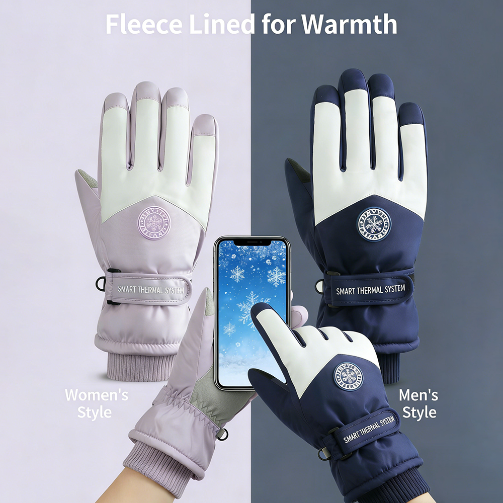 Winter Motorbike Racing Gloves - Knit Glove Touch Screen avaliação e preço