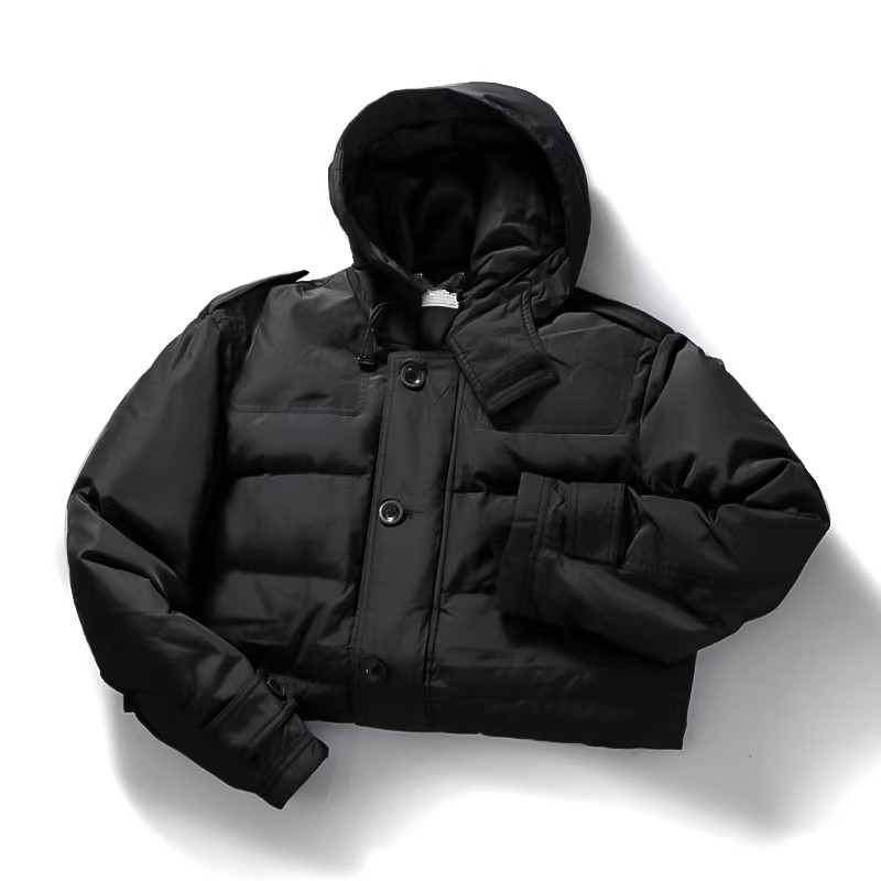 Men's Mid-Length Hooded down J - Winter Clothing Label avaliação e preço