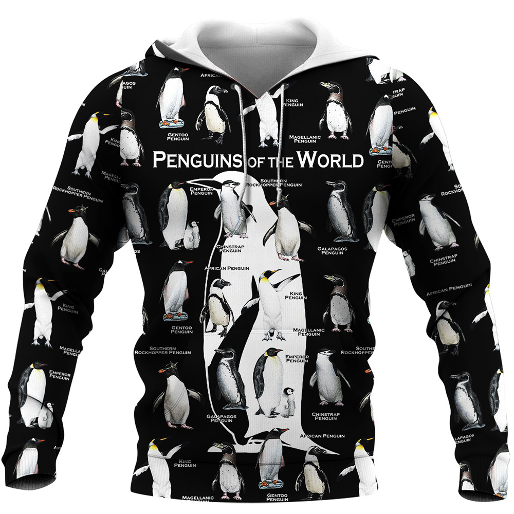 Cute Animal Penguins Type 3d P - Winter Clothing Types avaliação e preço