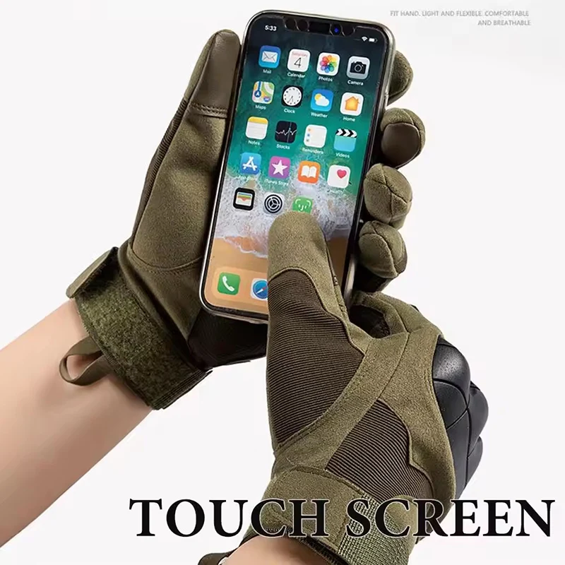 Hunting Gloves Men's Palm Anti - Knit Glove Touch Screen avaliação e preço