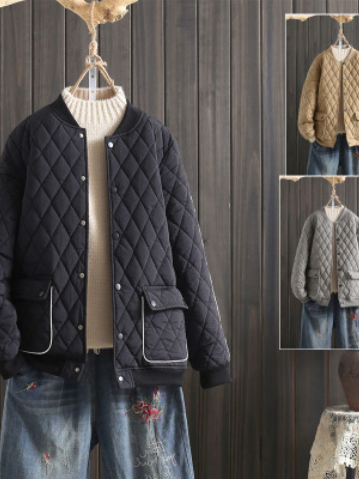 Korean Japanese Winter Thicken - Winter Clothing Label avaliação e preço