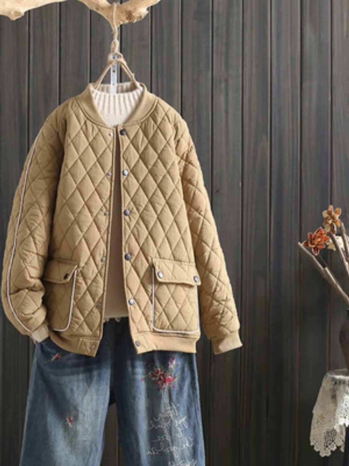 Korean Japanese Winter Thicken - Winter Clothing Label avaliação e preço