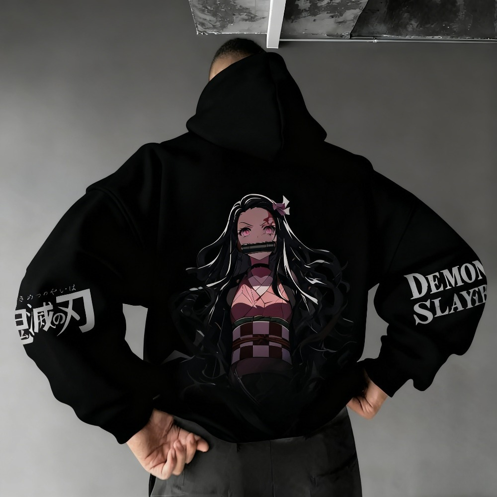 Demon Slayer Men's Hoodie Swea - Winter Clothing Japan avaliação e preço
