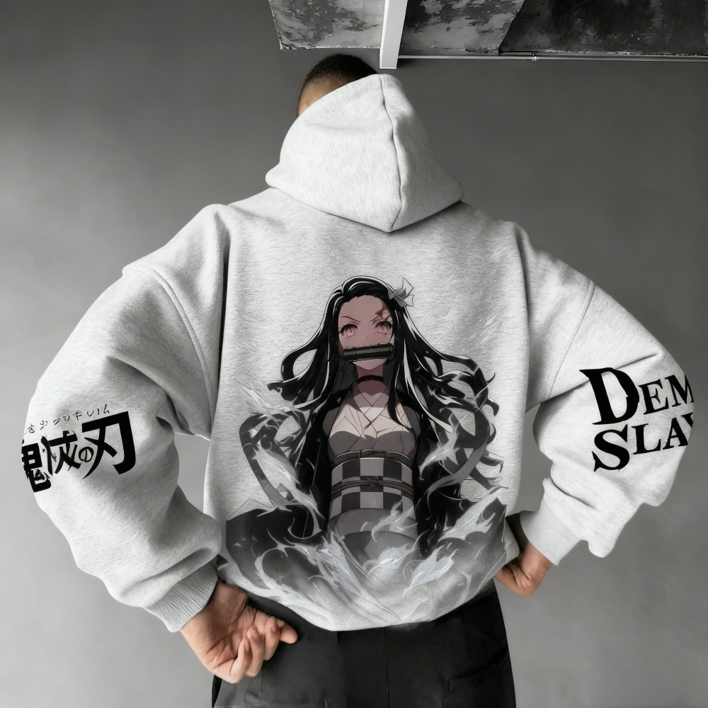 Demon Slayer Men's Hoodie Swea - Winter Clothing Japan avaliação e preço