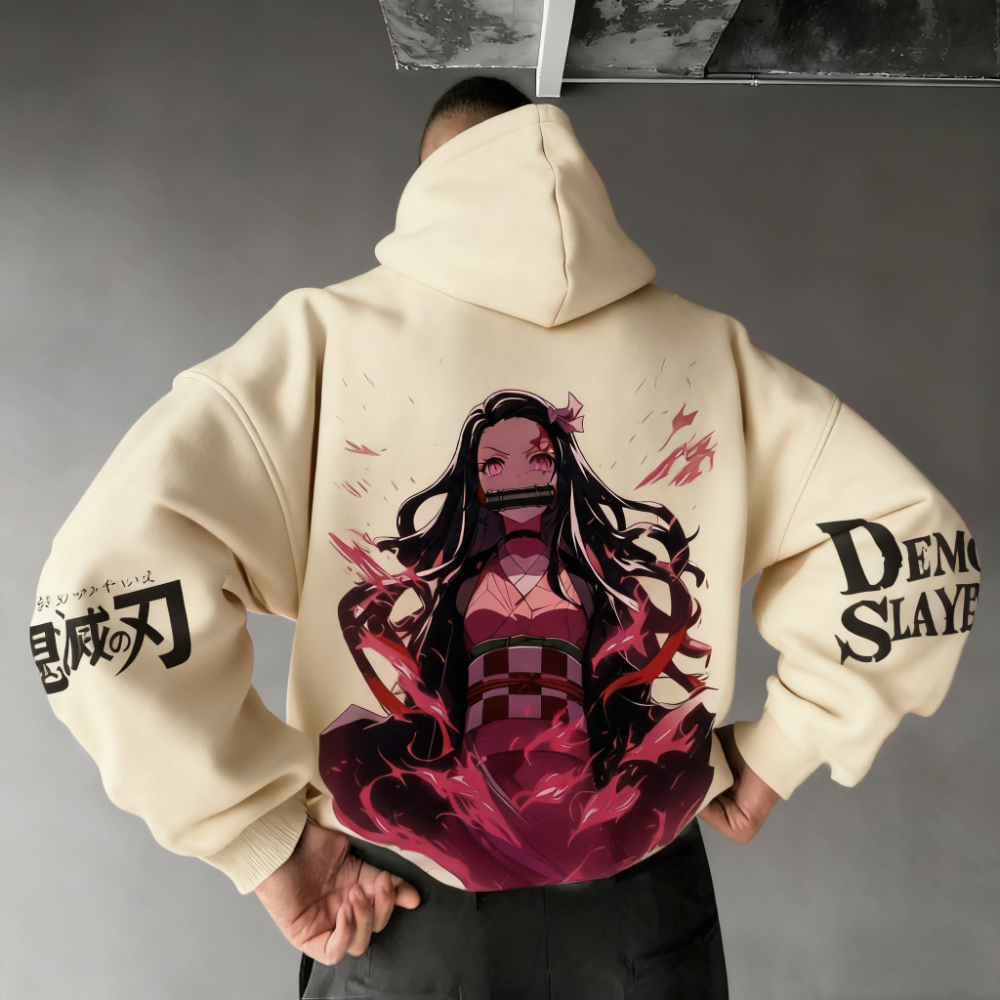 Demon Slayer Men's Hoodie Swea - Winter Clothing Japan avaliação e preço