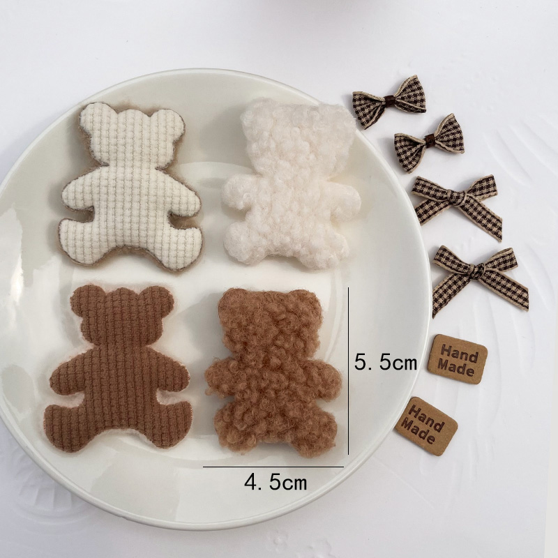 Autumn Winter Plu Bear Fabric  - Winter Clothing Label avaliação e preço