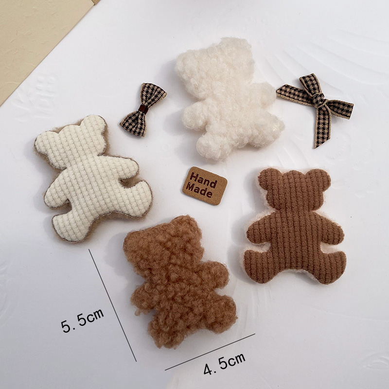 Autumn Winter Plu Bear Fabric  - Winter Clothing Label avaliação e preço