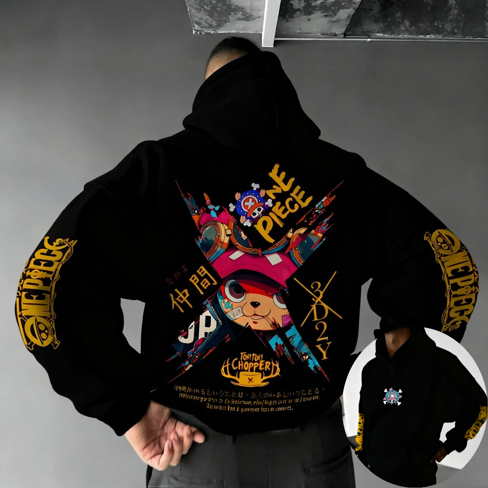 One Piece Men's Hoodie Sweatsh - Winter Clothing Japan avaliação e preço