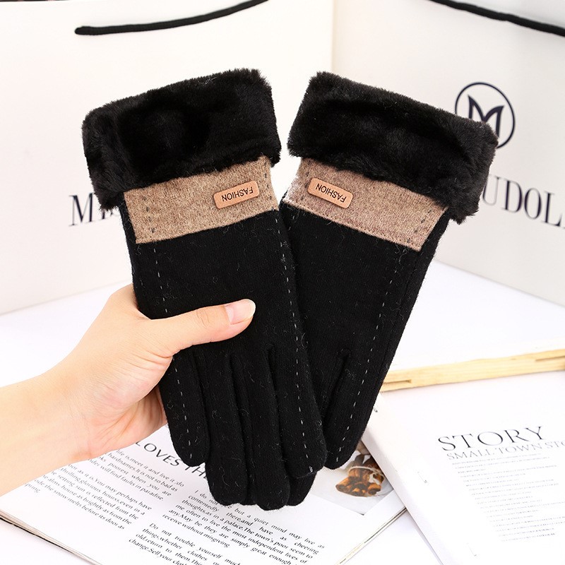 Winter Thermal Cashmere Gloves - Knit Glove Touch Screen avaliação e preço