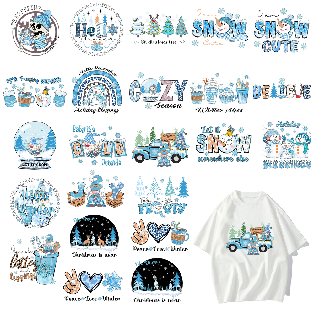 24 types Cartoon Winter Snowma - Winter Clothing Types avaliação e preço
