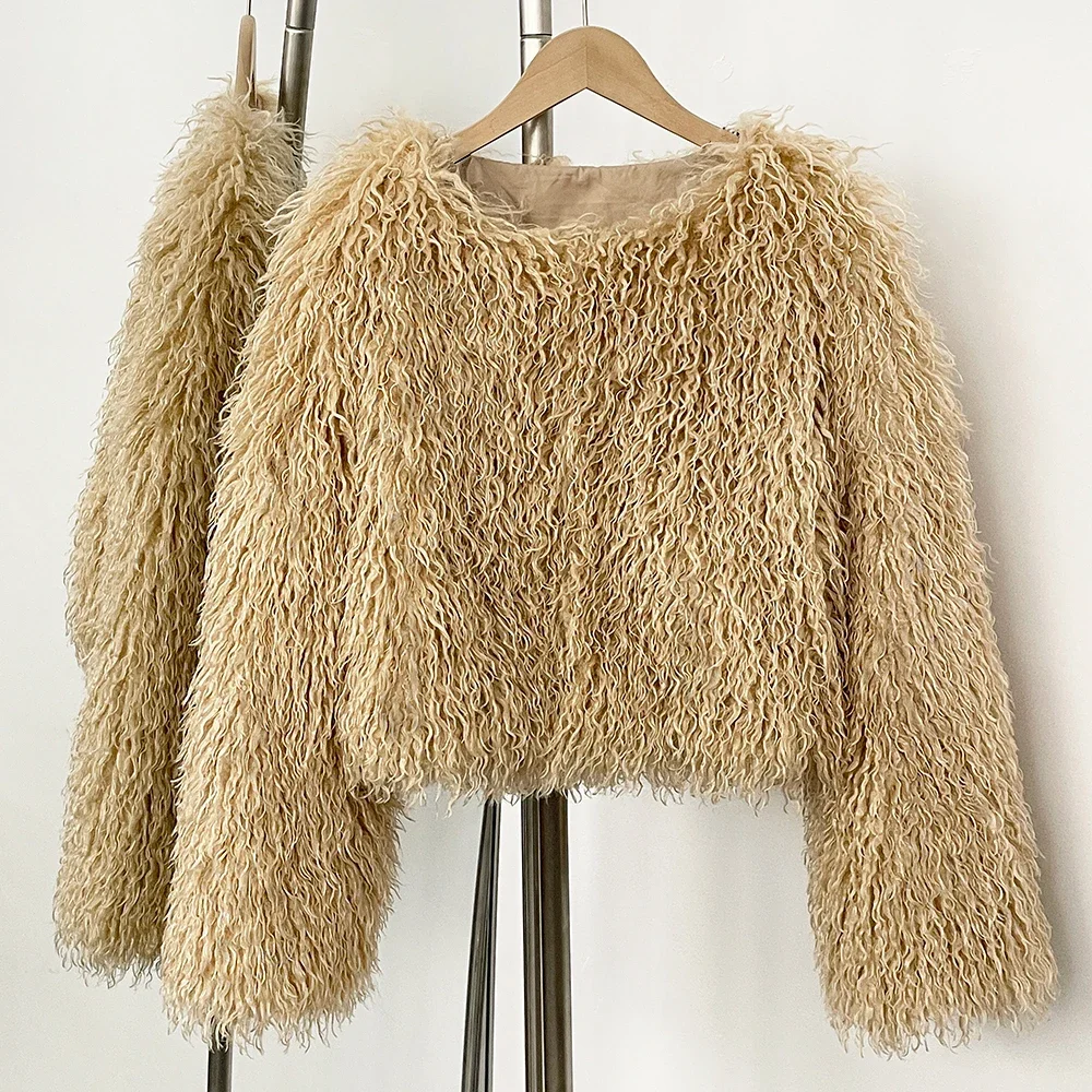 Fur Coat Eco-friendly Winter F - Winter Clothing Manufacturers avaliação e preço