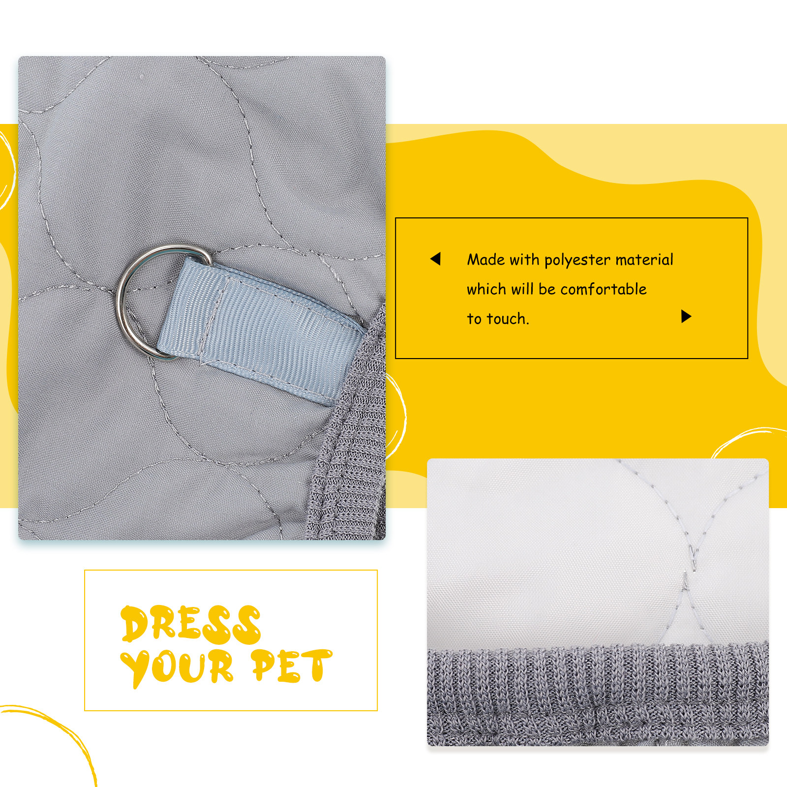 Dog Vest Type Coat Warm-Keepin - Winter Clothing Types avaliação e preço