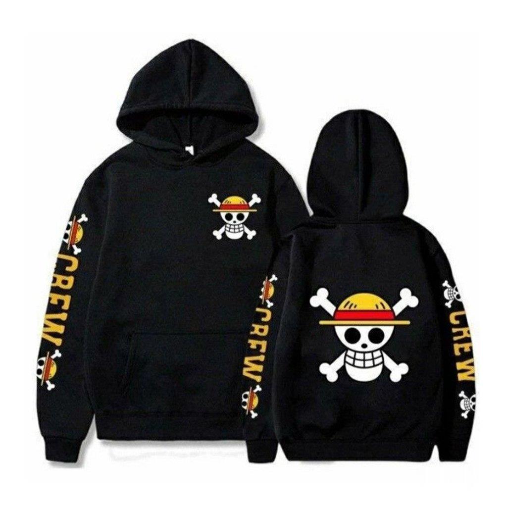 One Piece Skull Print Hoodie M - Winter Clothing Japan avaliação e preço