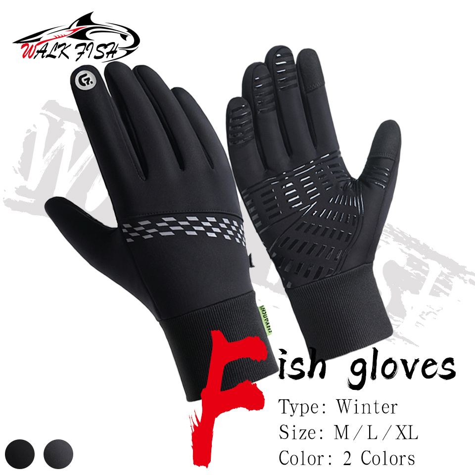 WALK FISH Fishing Gloves Keep  - Knit Glove Touch Screen avaliação e preço