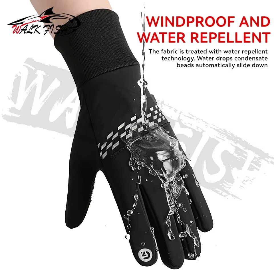 WALK FISH Fishing Gloves Keep  - Knit Glove Touch Screen avaliação e preço