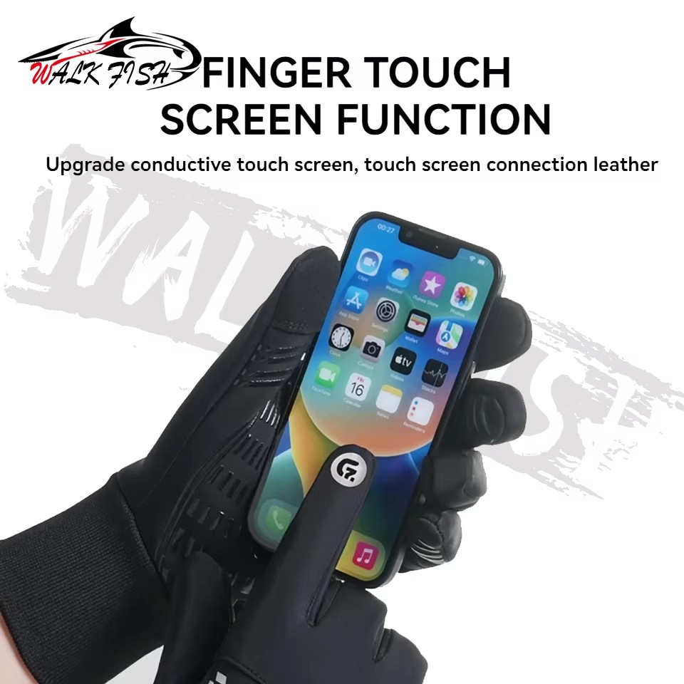 WALK FISH Fishing Gloves Keep  - Knit Glove Touch Screen avaliação e preço