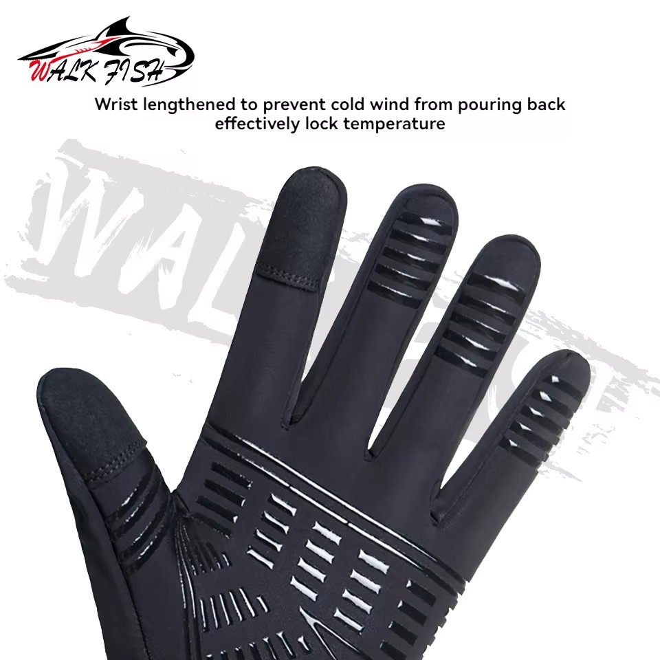 WALK FISH Fishing Gloves Keep  - Knit Glove Touch Screen avaliação e preço
