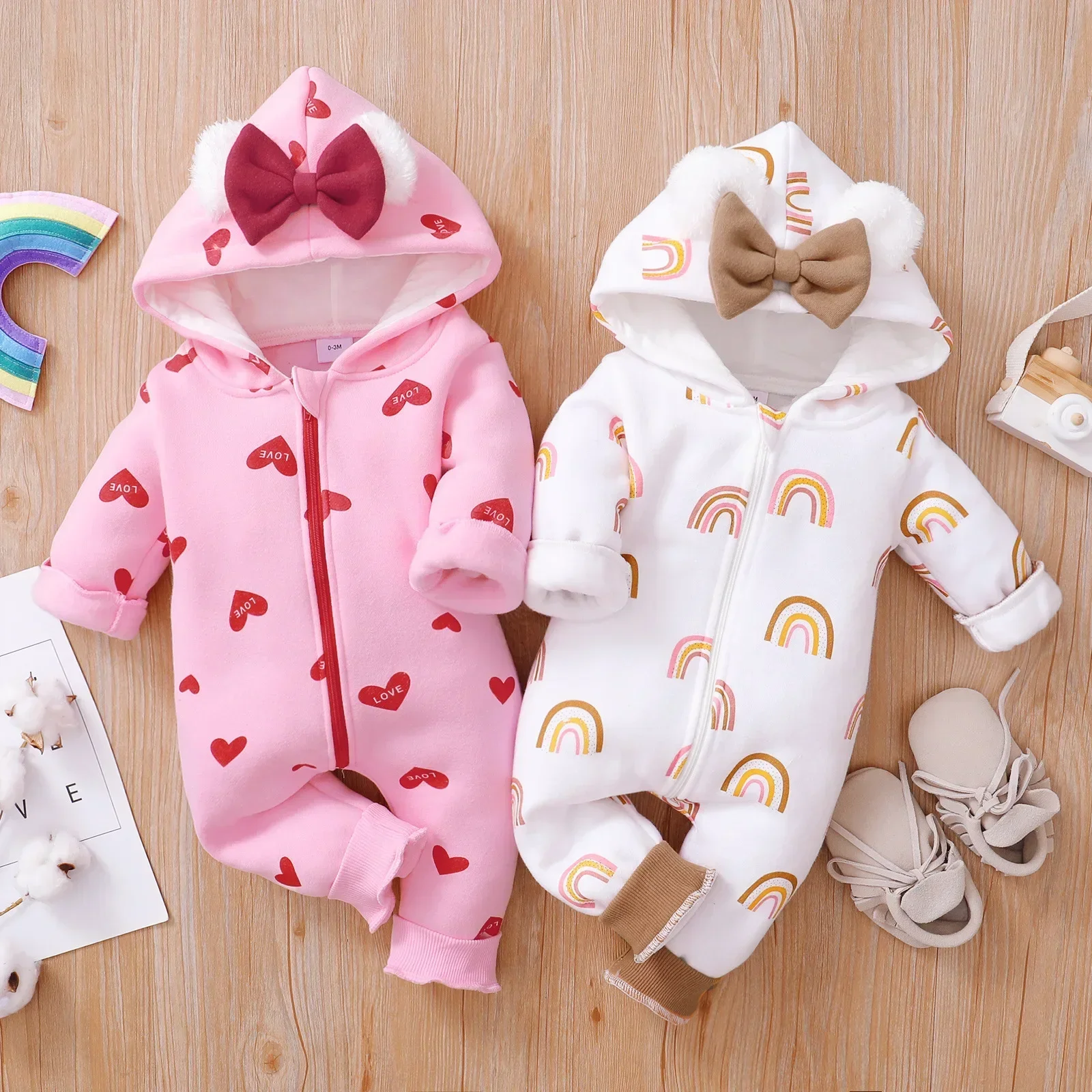 Girls Crawl Clothing Baby Hood - Winter Clothing Types avaliação e preço