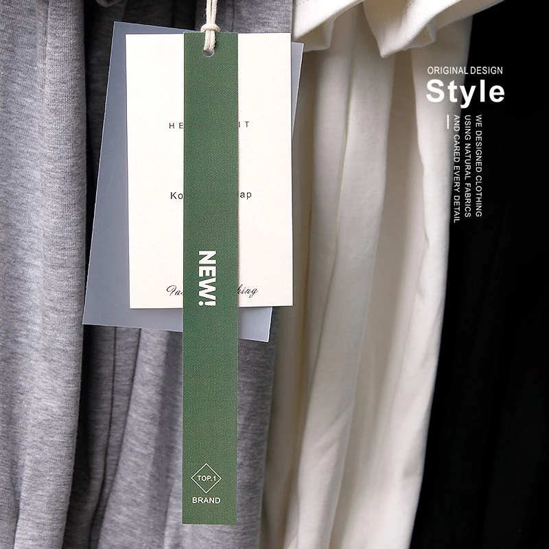 High-end Hangtags Customized C - Winter Clothing Label avaliação e preço
