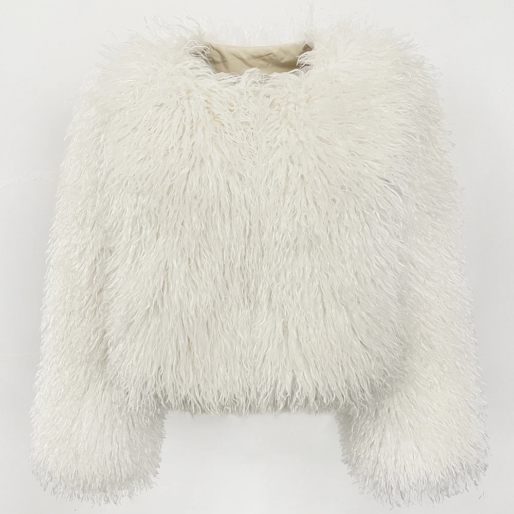 Faux Fur Coat Solid Color Wome - Winter Clothing Manufacturers avaliação e preço