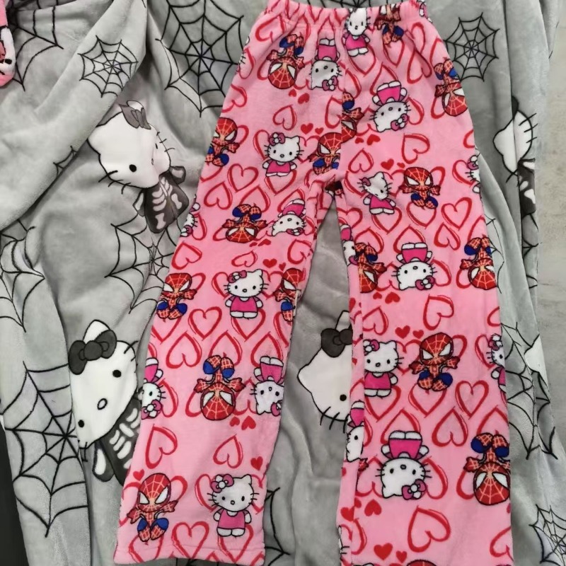 Hot Hello Kitty Flannel Pajama - Winter Clothing Japan avaliação e preço