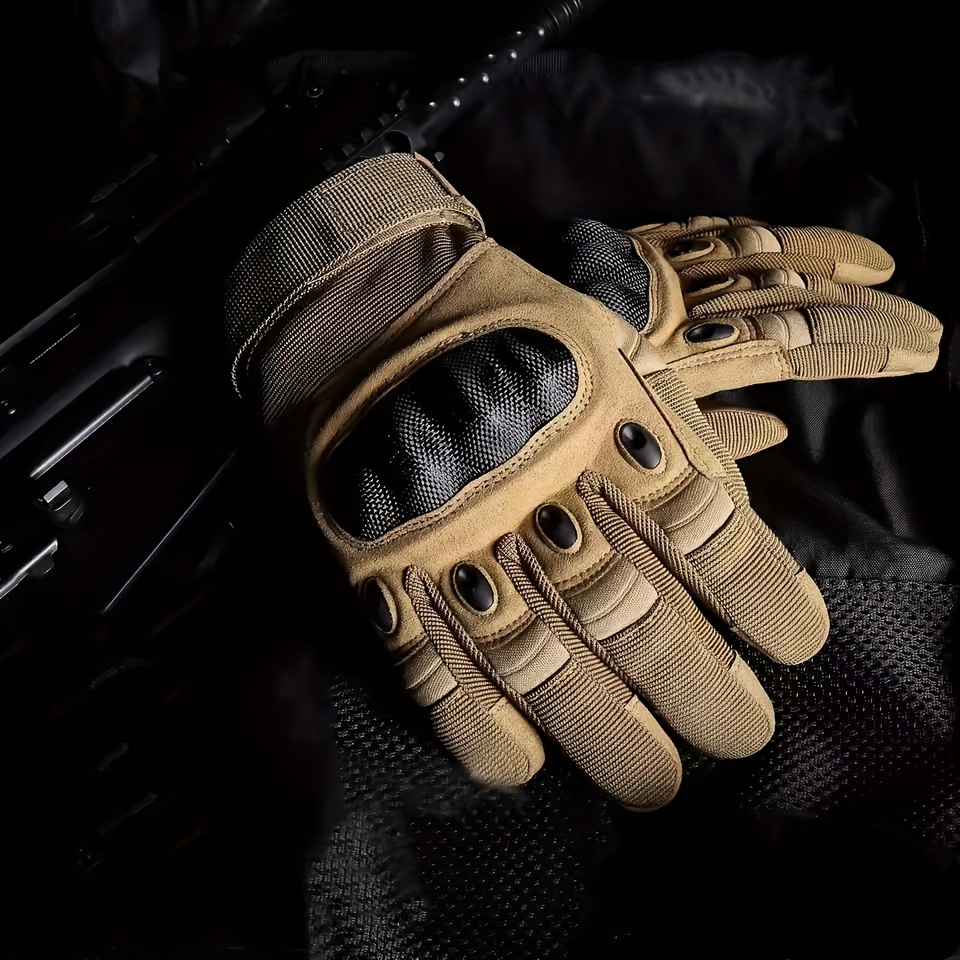 New Men's Full Finger Tactical - Knit Glove Touch Screen avaliação e preço