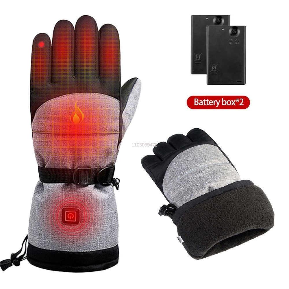 Heated Skiing Waterproof Glove - Knit Glove Touch Screen avaliação e preço